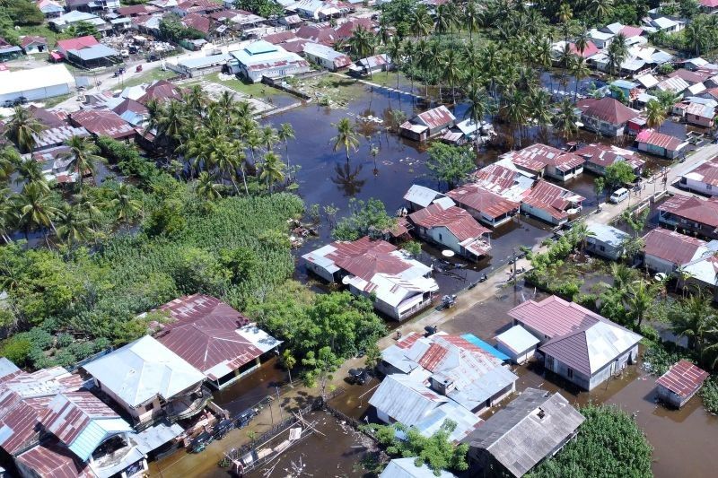 Banjir Rendam Tiga Kecamatan di Kabupaten Gorontalo