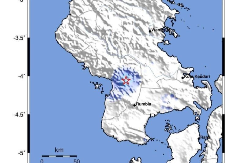 Gempa Susulan Guncang Kolaka Timur, Magnitudo 4,2