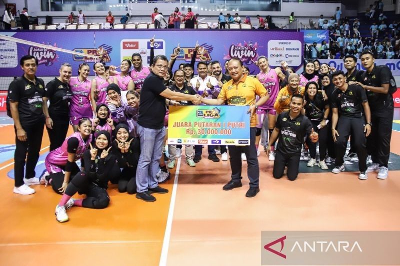 Popsivo Polwan Juara Putaran Pertama Proliga 2025