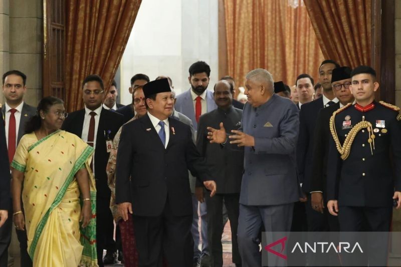 Prabowo Sorot Sejarah Kuno RI-India dalam Jamuan Kenegaraan