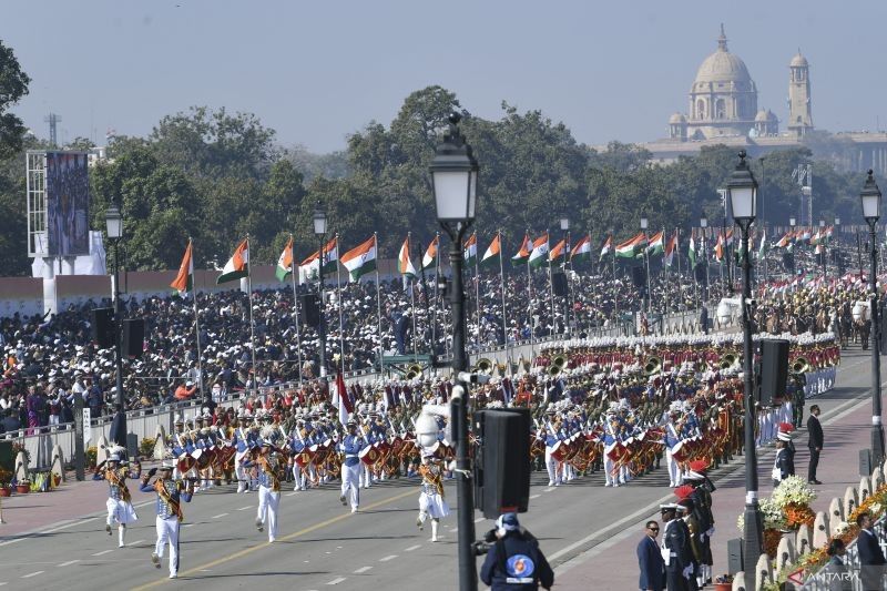 Kontingen Patriot Indonesia Sukses Parade di Hari Republik India