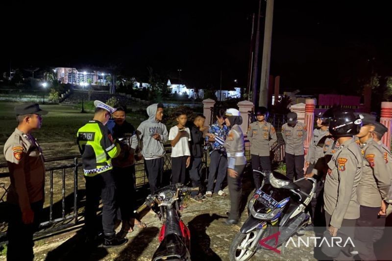 Polres Bangka Barat Perkuat Patroli Antisipasi Geng Motor