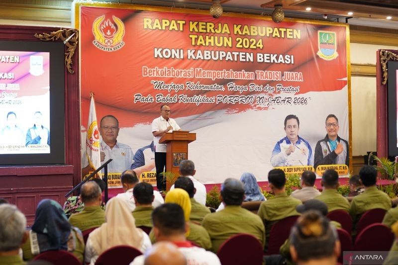 Rapat Kerja KONI Kabupaten Bekasi: Jabar Incar Juara Umum Porprov