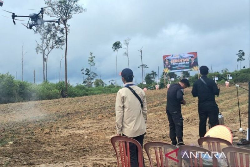 Drone Pertanian di Gunung Mas: Petani Kalteng Untung Besar!