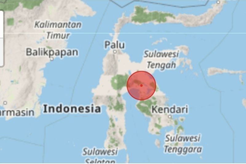 Gempa Magnitudo 4,5 Guncang Malili, Sulawesi Selatan