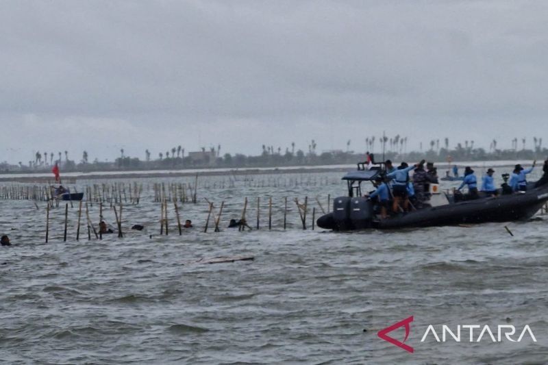 Pembongkaran Pagar Laut Tangerang Capai 18,7 Km