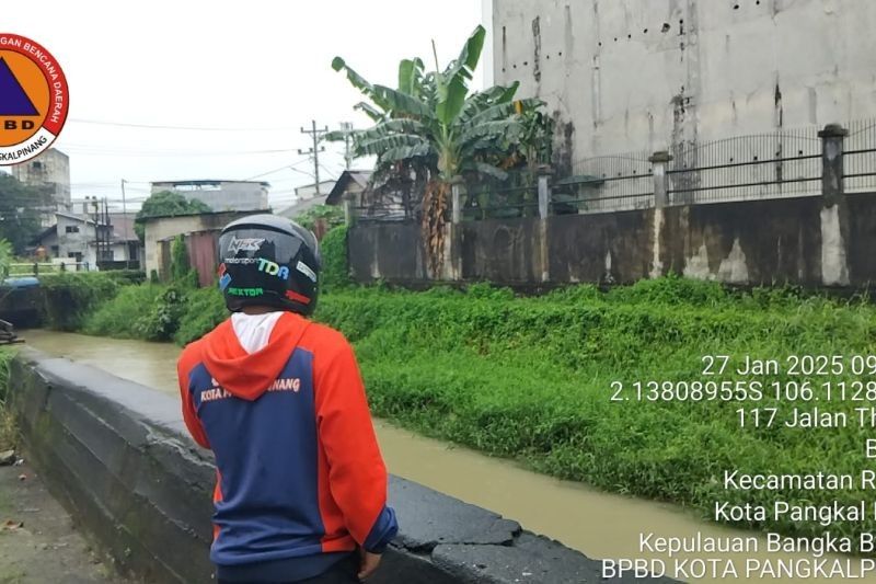 Waspada Banjir! TRC Pangkalpinang Patroli 24 Jam Jelang Imlek