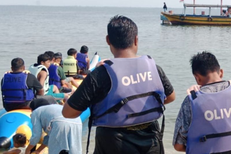 Pulau Untung Jawa Ramai Dikunjungi 1000 Wisatawan Saat Libur Imlek