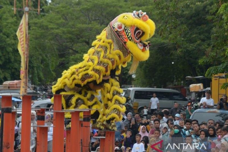 21 Lokasi di Banda Aceh Semarakkan Imlek dengan Atraksi Barongsai