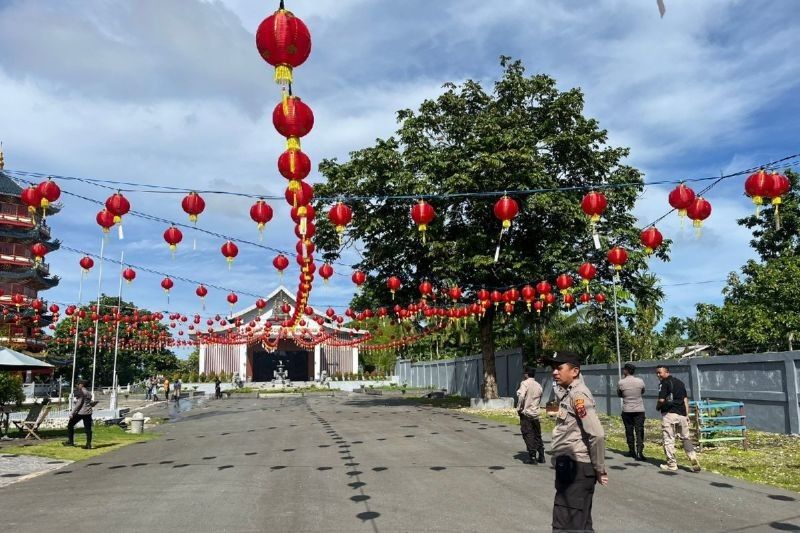 Polres Biak Amankan Perayaan Imlek 2576 di Vihara Buddha Dharma