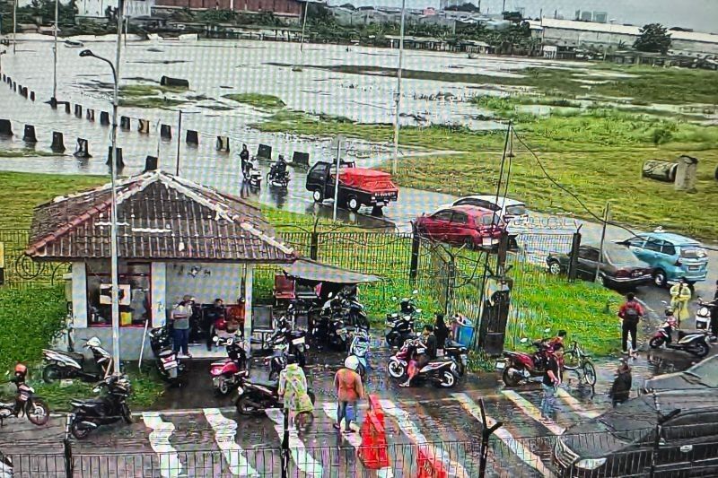 Banjir di Bandara Soetta: Ruas Jalan Perimeter Utara Ditutup