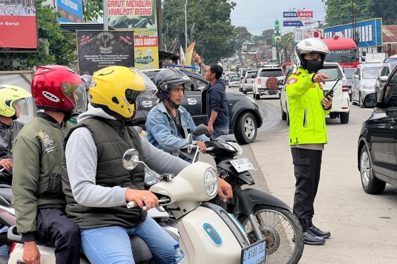 Polres Garut Siap Atasi Kemacetan Arus Balik Imlek 2025