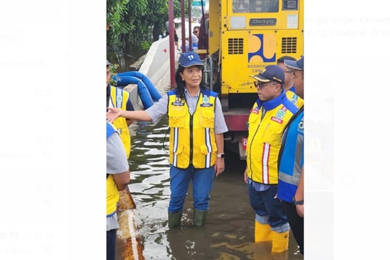 Wamen PU Beraksi: Atasi Banjir di Tol Sedyatmo