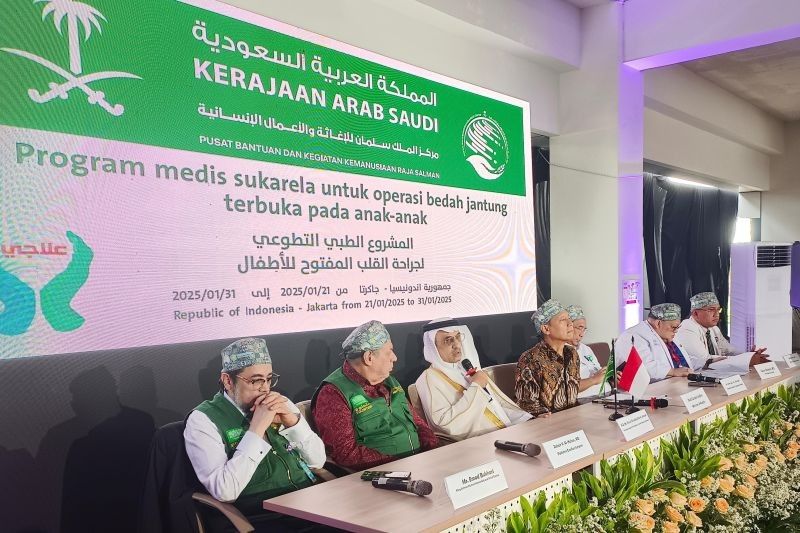 KSRelief Raja Salman Berikan Operasi Jantung Gratis di Jakarta