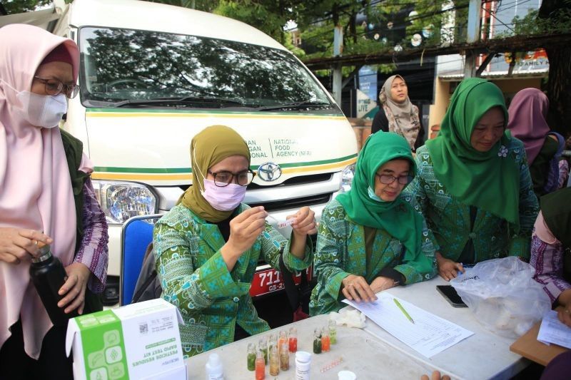 Razia Pangan di Pasar Bandeng Karawaci Temukan Zat Berbahaya