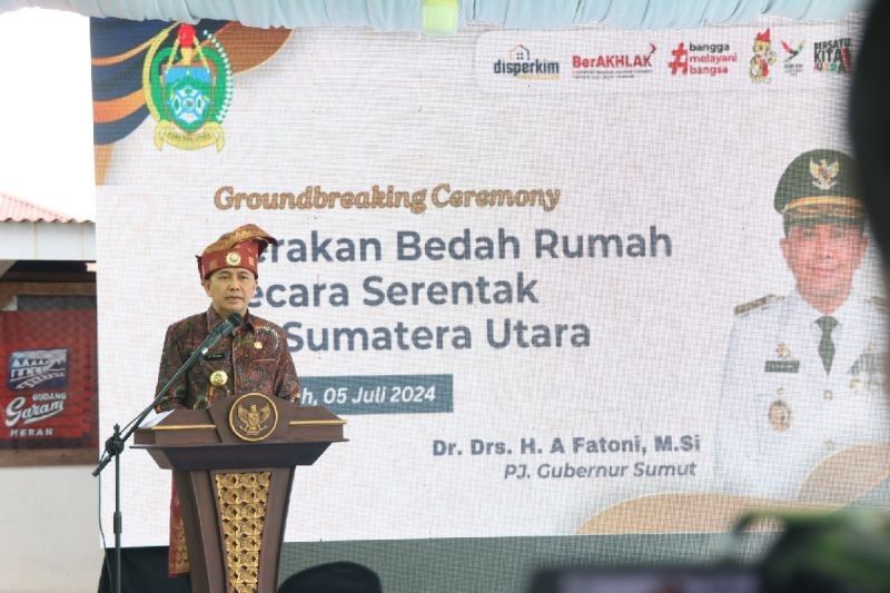 Pj Gubernur Sumut Dorong Percepatan Program 3 Juta Rumah