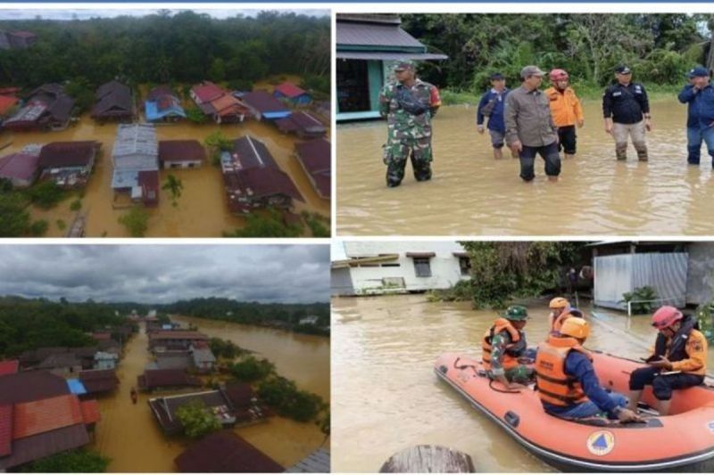 Banjir Kapuas Terjang 9.642 Jiwa, BPBD Turun Tangan