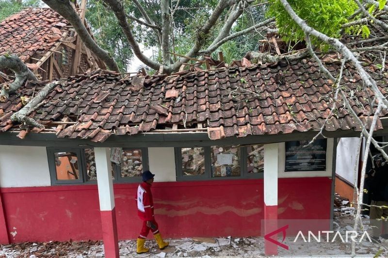 Pohon Tumbang Timpa Sekolah di Cianjur, Enam Siswa Luka-Luka