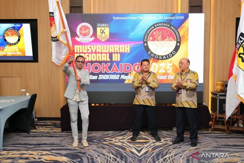 Asnaedi Resmi Pimpin PB Shokaido Periode 2025-2029