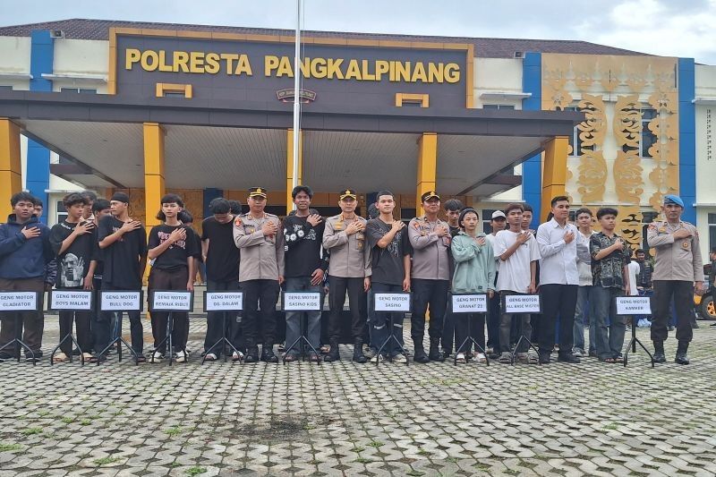 Polresta Pangkalpinang Kembalikan Anak Eks Geng Motor ke Sekolah