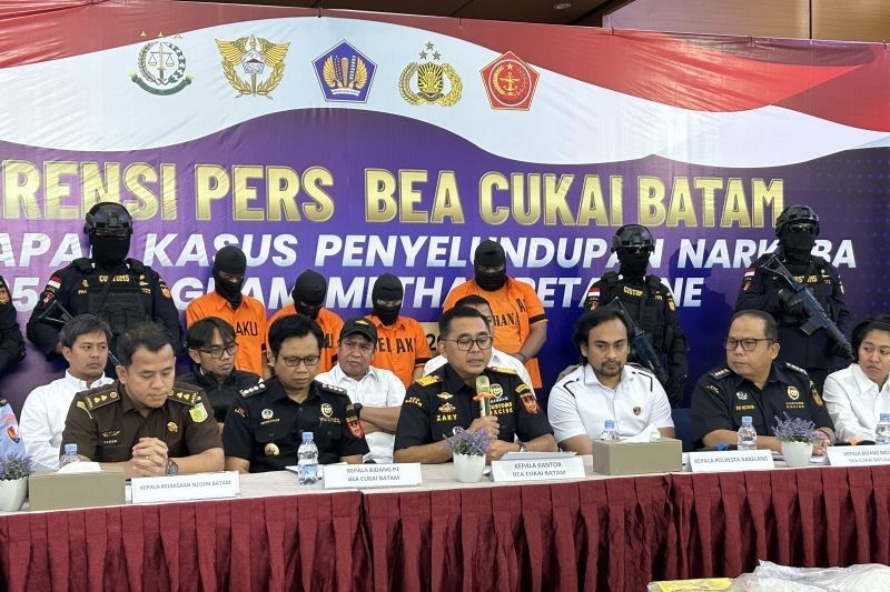 Bea Cukai Batam Gagalkan Penyelundupan 10,9 Kg Sabu