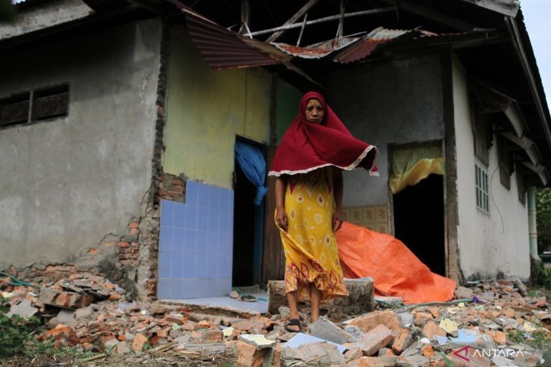 61 Bangunan Rusak Akibat Gempa di Kolaka Timur, Sulawesi Tenggara