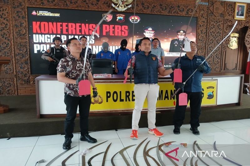 Polres Temanggung Tangkap Pelaku Tawuran Bersenjata Tajam