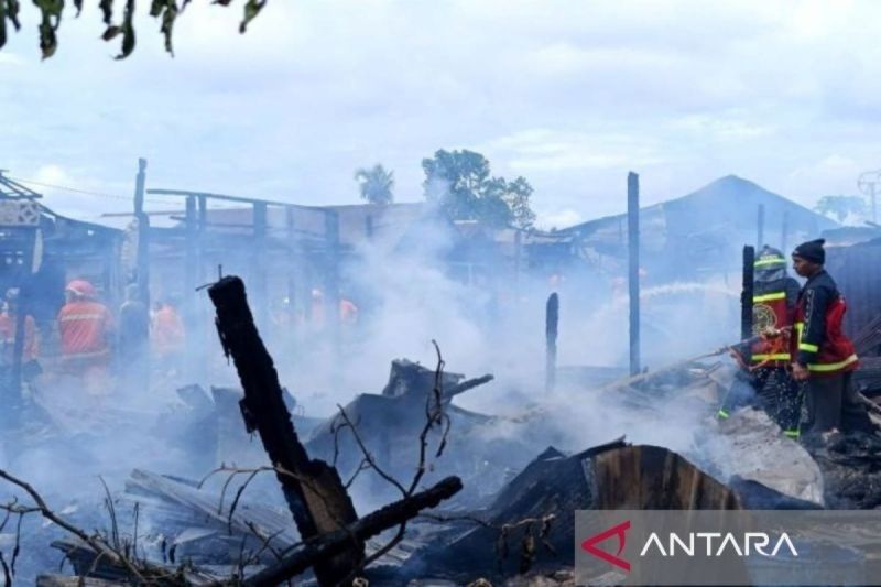 Kotim Dilanda Tiga Kebakaran dalam Sehari, Dua Rumah Ludes