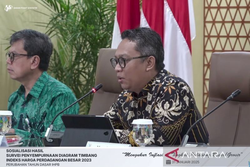 BPS Gunakan IHPB Tahun Dasar 2023 untuk Perhitungan Januari 2025