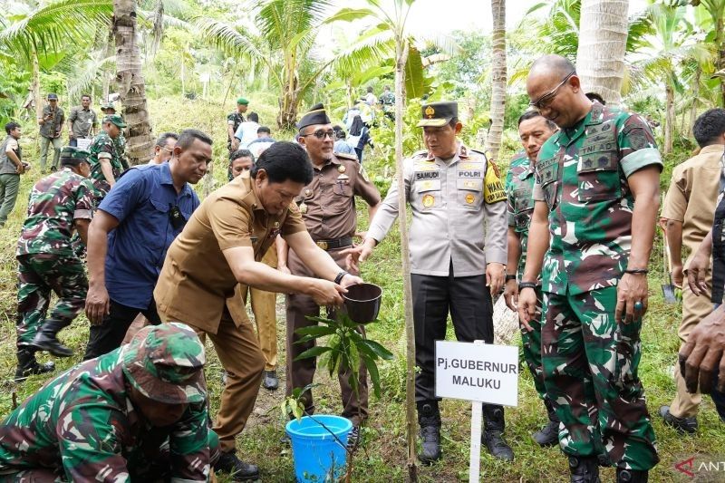 Kodam Pattimura Tanam 1 Juta Pohon untuk Ketahanan Pangan Maluku