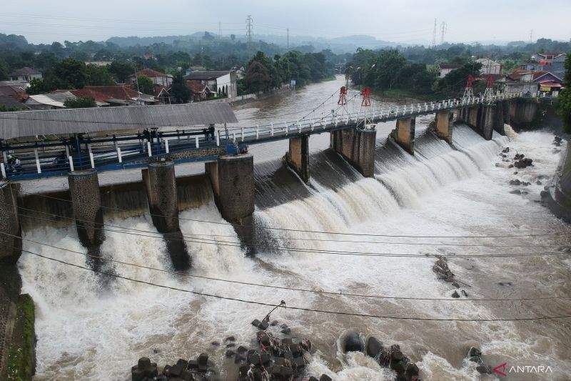 TMA Bendung Katulampa Normal Meski Bogor Mendung