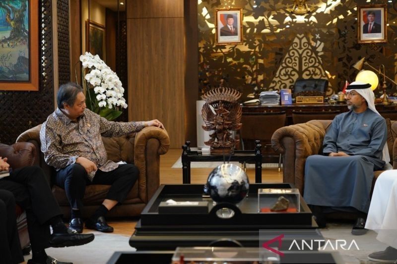 Airlangga dan Menteri Energi UEA Bahas Kerja Sama Sektor Energi