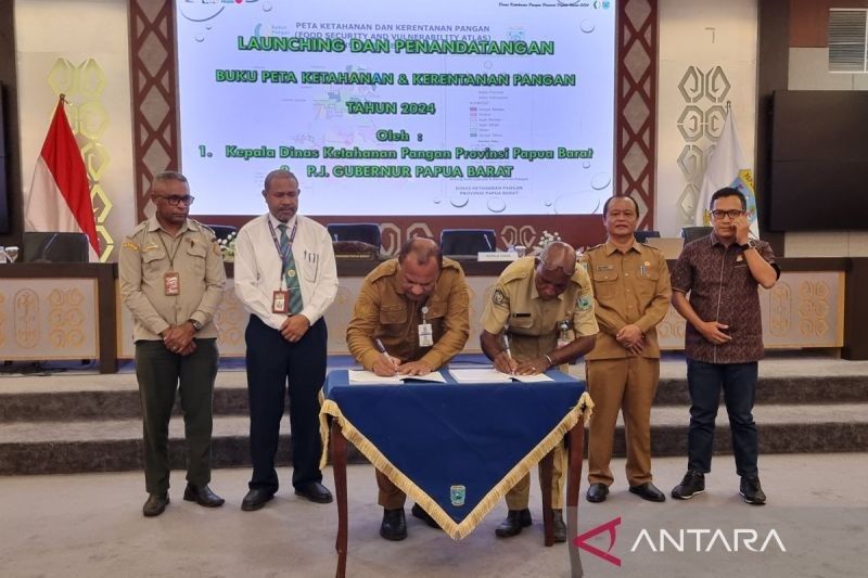 Papua Barat Luncurkan Peta Ketahanan Pangan 2024: 45 Distrik Teridentifikasi Rawan