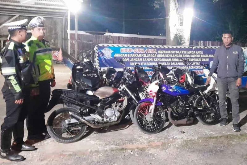 Polisi Aceh Timur Sita 9 Motor Balap Liar, Cegah Gangguan Keamanan