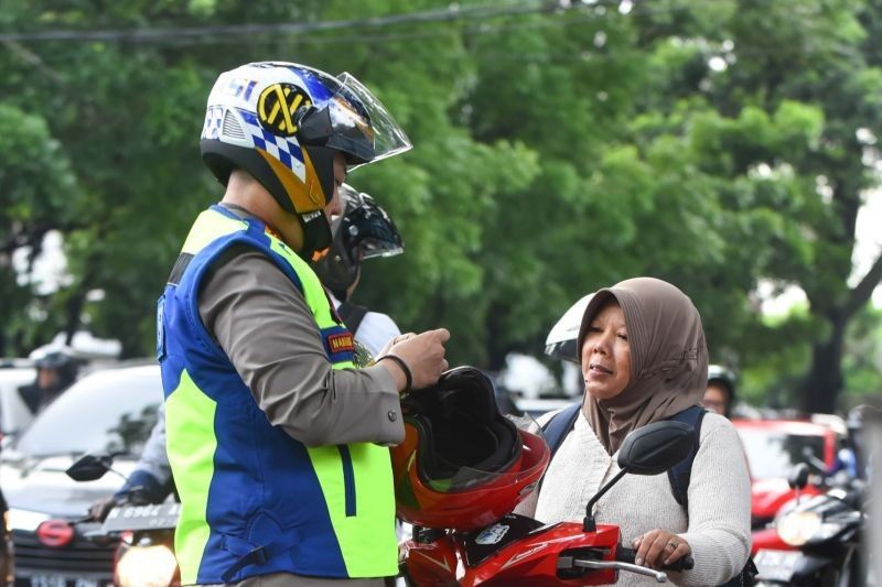 Polresta Malang Kota Edukasi Keselamatan Lalu Lintas Lewat Program Commander Wish