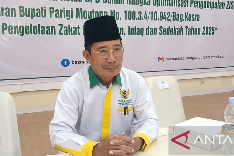 Baznas Parigi Moutong Capai Rp1,4 Miliar Pemasukan ZIS 2024