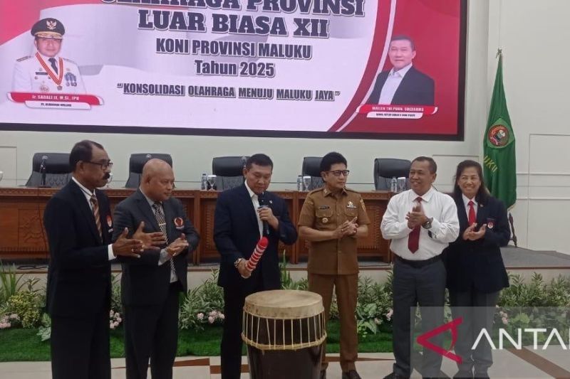 Sam Latuconsina Pimpin KONI Maluku, Bidik Prestasi PON 2028