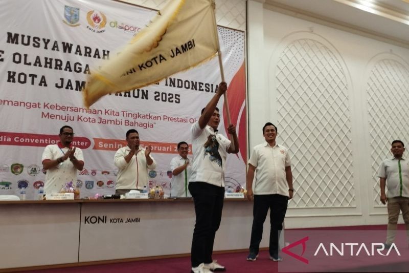 Antoni Karia Gumay Terpilih Aklamasi Pimpin KONI Kota Jambi 2025-2029