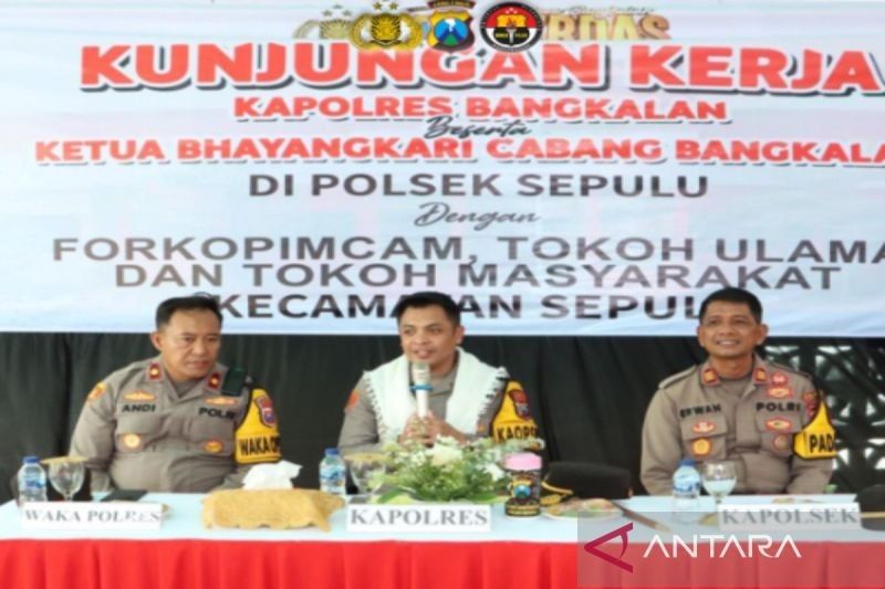 Kapolres Bangkalan Gelar Safari Kamtibmas Tekan Kriminalitas