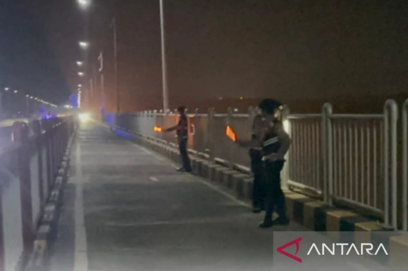 Polres Bangkalan Tingkatkan Patroli Jembatan Suramadu Pasca Kecelakaan