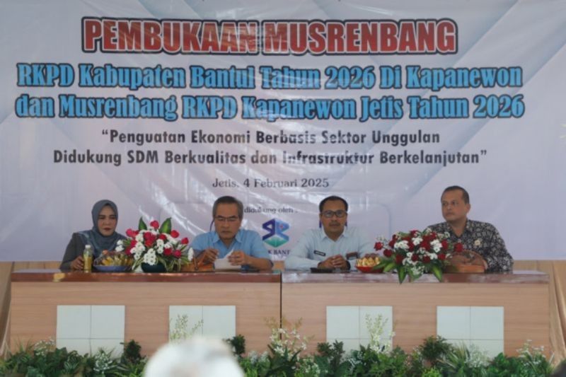 Bantul Prioritaskan Infrastruktur Desa untuk Kesejahteraan Rakyat