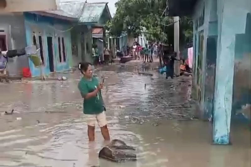 Banjir Rob Terjang Pesisir Tablolong, Kupang; BPBD Lakukan Pendataan