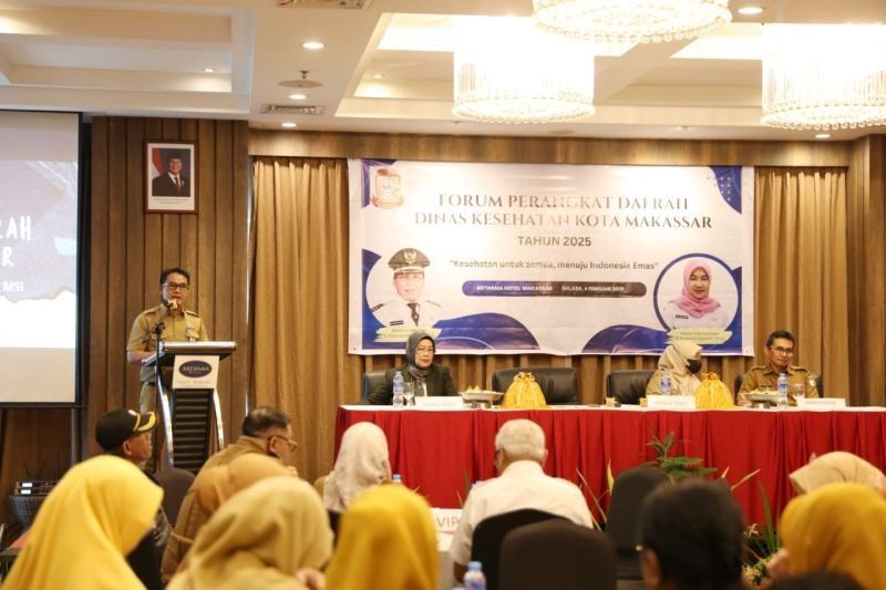 Sekda Makassar Harap Forum Dinkes Rancang Kebijakan Kesehatan Inklusif