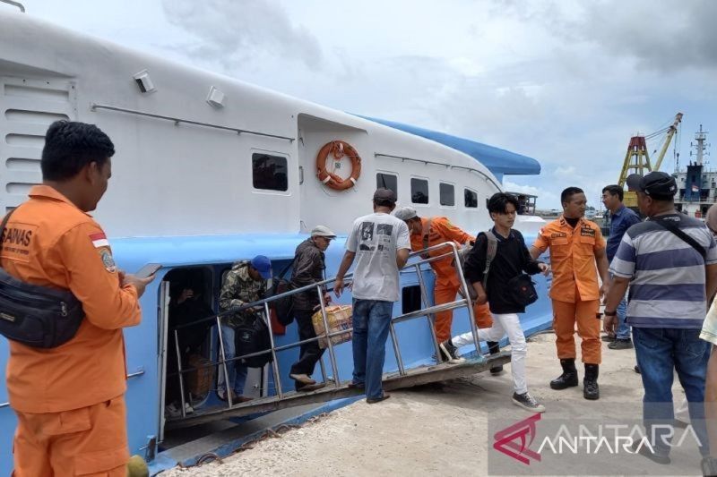 Lonjakan Penumpang Kapal Laut Antarpulau di Bangka Belitung Capai 75 Persen