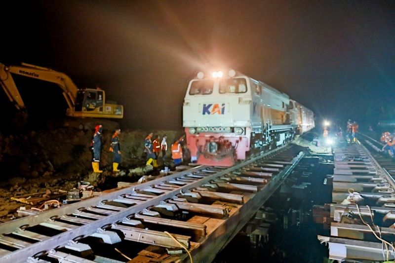 Jalur Kereta Api Grobogan Pulih, Perjalanan KA Kembali Normal