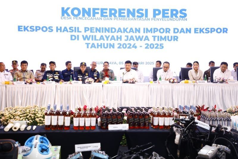 Pj Gubernur Jatim Dukung Penuh Pemberantasan Penyelundupan