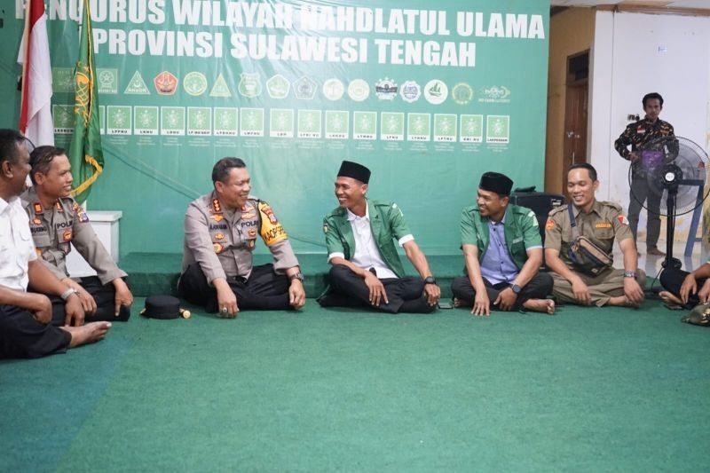 Ansor dan Banser Palu Siap Jaga Kamtibmas Bersama Polresta