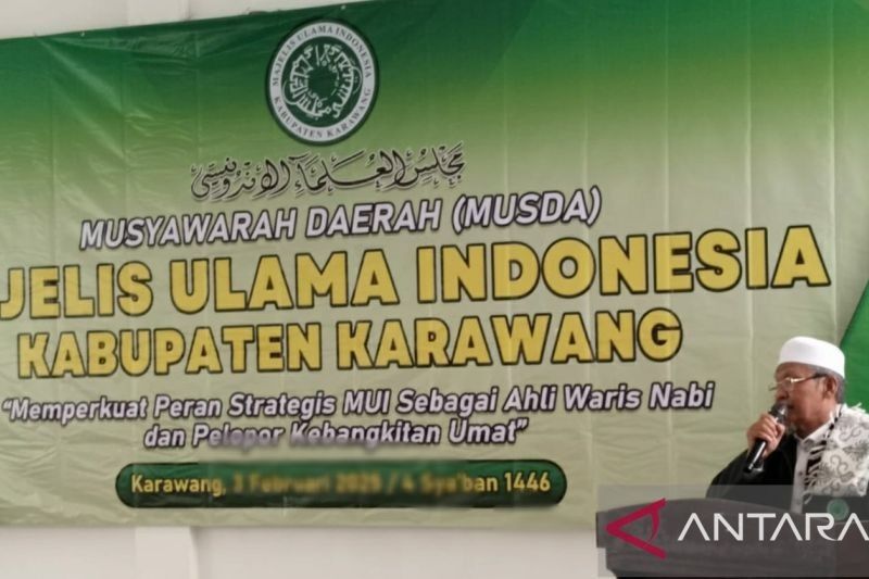 Kiai Tajuddin Kembali Pimpin MUI Karawang Periode 2025-2030