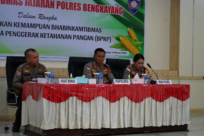 Polres Bengkayang Latih Bhabinkamtibmas Tingkatkan Ketahanan Pangan