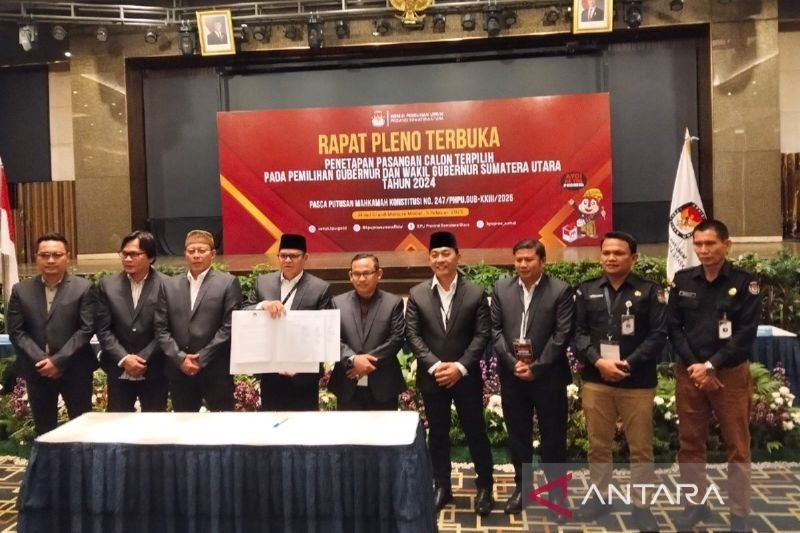 Bobby Nasution-Surya Resmi Terpilih Sebagai Gubernur dan Wakil Gubernur Sumut 2024